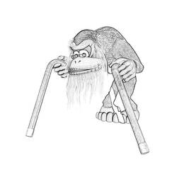 Coloring page: Donkey Kong (Video Games) #112202 - Free Printable Coloring Pages