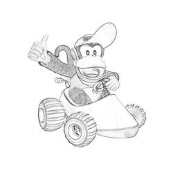 Coloring page: Donkey Kong (Video Games) #112209 - Free Printable Coloring Pages