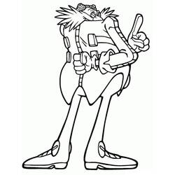 Coloring page: Dr. Eggman (Video Games) #187992 - Free Printable Coloring Pages