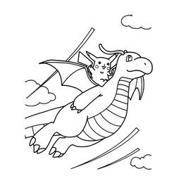 Dragonite (Video Games) coloring page #181597 to print and color
