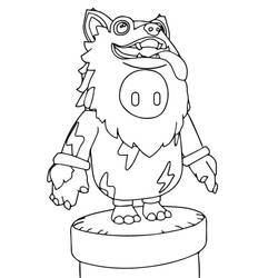 Coloring page: Fall Guys (Video Games) #186838 - Free Printable Coloring Pages