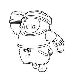 Coloring page: Fall Guys (Video Games) #186843 - Free Printable Coloring Pages
