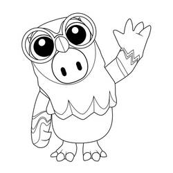 Coloring page: Fall Guys (Video Games) #186851 - Free Printable Coloring Pages