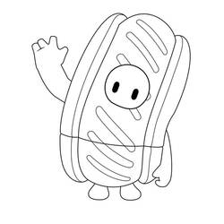 Coloring page: Fall Guys (Video Games) #186853 - Free Printable Coloring Pages