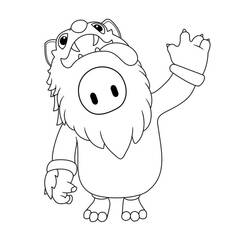 Coloring page: Fall Guys (Video Games) #186855 - Free Printable Coloring Pages