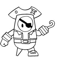 Coloring page: Fall Guys (Video Games) #186858 - Free Printable Coloring Pages