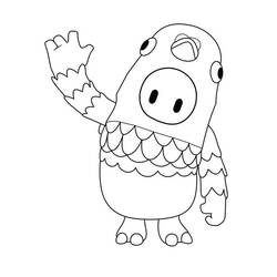 Coloring page: Fall Guys (Video Games) #186861 - Free Printable Coloring Pages