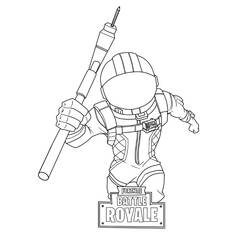 Fortnite (Video Games) coloring page #173604 to print and color