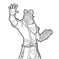 Fortnite (Video Games) coloring page #173606 to print and color