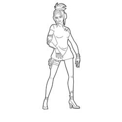 Fortnite (Video Games) coloring page #173607 to print and color