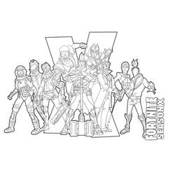 Fortnite (Video Games) coloring page #173614 to print and color