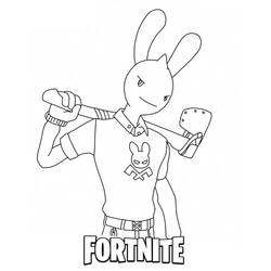 Fortnite (Video Games) coloring page #173615 to print and color