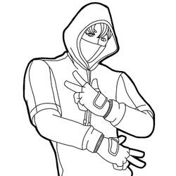 Fortnite (Video Games) coloring page #173616 to print and color