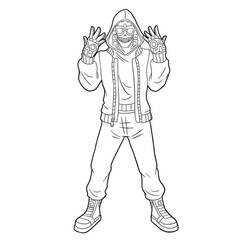 Fortnite (Video Games) coloring page #173623 to print and color
