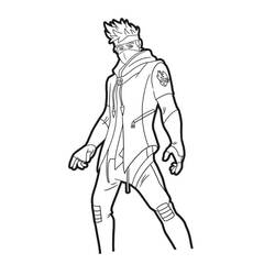 Fortnite (Video Games) coloring page #173624 to print and color