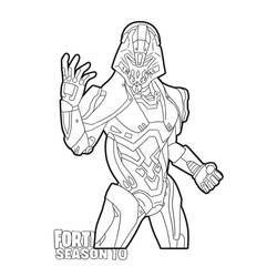 Fortnite (Video Games) coloring page #173626 to print and color