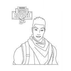 Fortnite (Video Games) coloring page #173631 to print and color