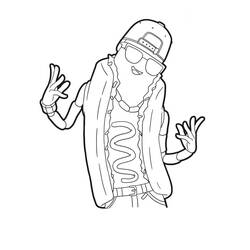 Fortnite (Video Games) coloring page #173635 to print and color