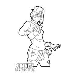 Fortnite (Video Games) coloring page #173637 to print and color