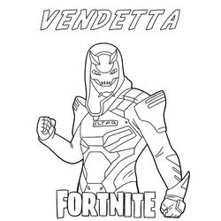 Fortnite (Video Games) coloring page #173643 to print and color