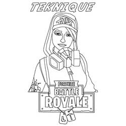 Fortnite (Video Games) coloring page #173645 to print and color