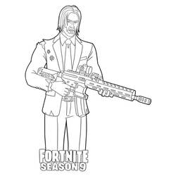 Fortnite (Video Games) coloring page #173647 to print and color