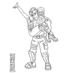 Fortnite (Video Games) coloring page #173648 to print and color