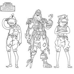 Fortnite (Video Games) coloring page #173649 to print and color