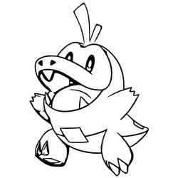 Fuecoco (Video Games) coloring page #181584 to print and color