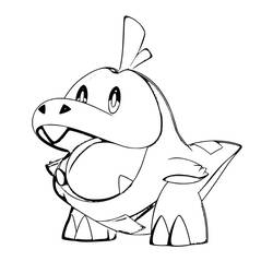 Fuecoco (Video Games) coloring page #181585 to print and color