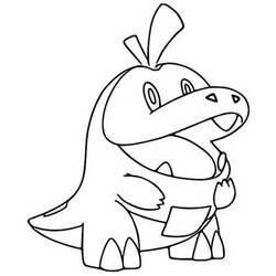 Fuecoco (Video Games) coloring page #181587 to print and color