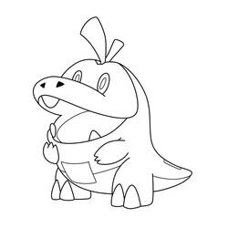 Fuecoco (Video Games) coloring page #181588 to print and color