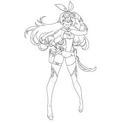 Genshin Impact (Video Games) coloring page #211654 to print and color