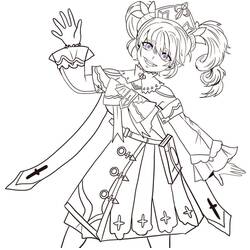 Genshin Impact (Video Games) coloring page #211657 to print and color