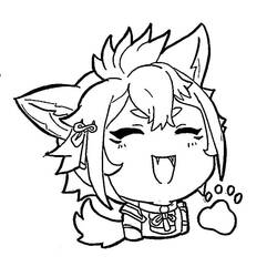 Genshin Impact (Video Games) coloring page #211676 to print and color