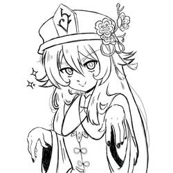 Genshin Impact - Free printable coloring pages