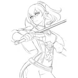 Genshin Impact (Video Games) coloring page #211681 to print and color