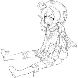Genshin Impact (Video Games) coloring page #211691 to print and color