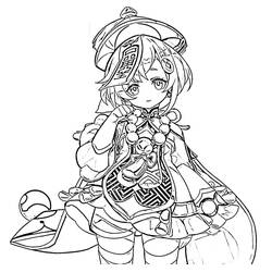 Genshin Impact (Video Games) coloring page #211704 to print and color