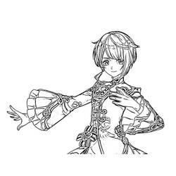 Genshin Impact (Video Games) coloring page #211713 to print and color