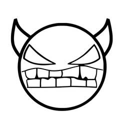 Geometry Dash (Video Games) coloring page #221082 to print and color