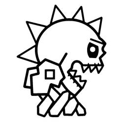 Geometry Dash (Video Games) coloring page #221089 to print and color
