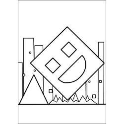 Geometry Dash (Video Games) coloring page #221094 to print and color