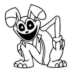 Coloring page: Hoppy Hopscotch (Video Games) #215699 - Free Printable Coloring Pages