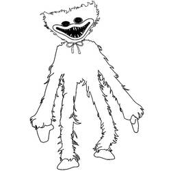 Huggy Wuggy - Free printable coloring pages