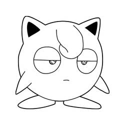 Jigglypuff (Video Games) coloring page #181469 to print and color