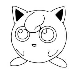 Jigglypuff (Video Games) coloring page #181471 to print and color