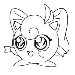 Jigglypuff (Video Games) coloring page #181472 to print and color