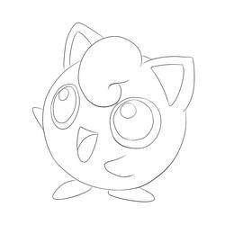 Jigglypuff (Video Games) coloring page #181480 to print and color