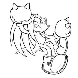 Knuckles (Video Games) coloring page #212933 to print and color